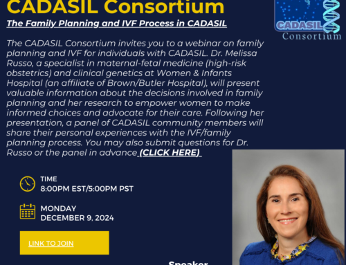 CADASIL Consortium December Webinar