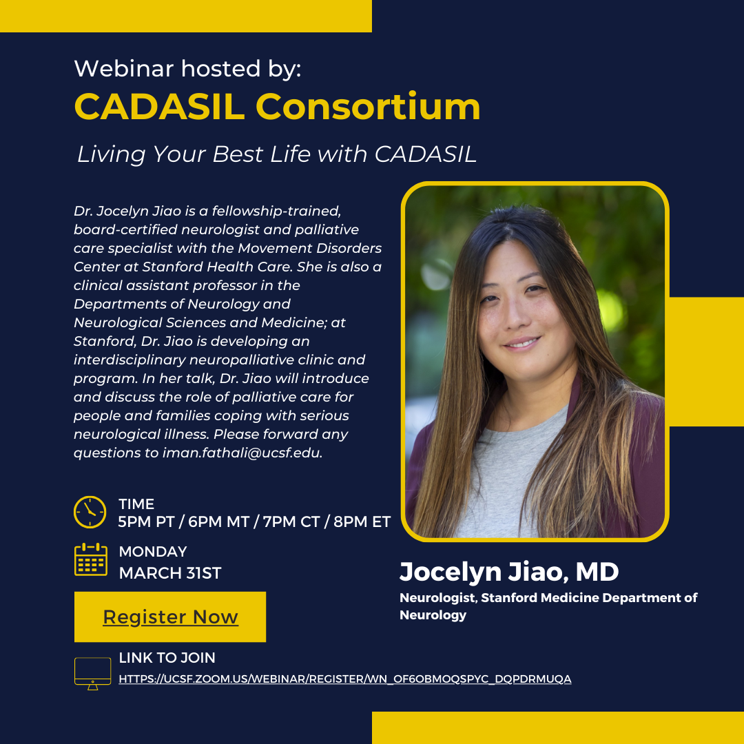 CADASIL Consortium March Webinar 2025