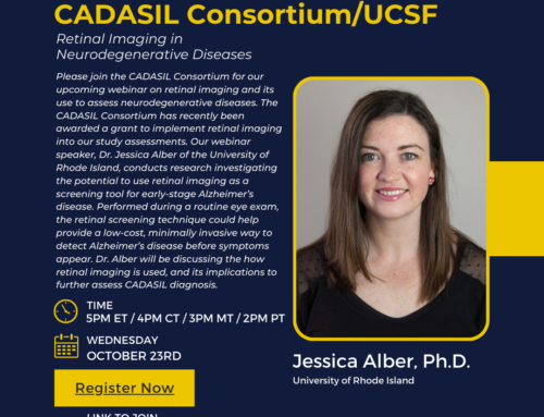 CADASIL Consortium October Webinar Replay